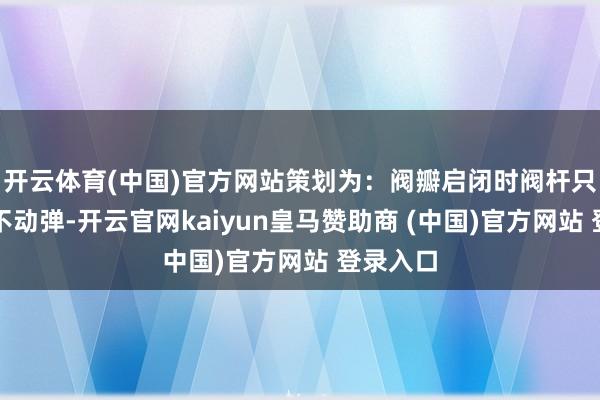 开云体育(中国)官方网站策划为：阀瓣启闭时阀杆只升降而不动弹-开云官网kaiyun皇马赞助商 (中国)官方网站 登录入口